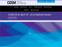 Tablet Screenshot of cosm.md